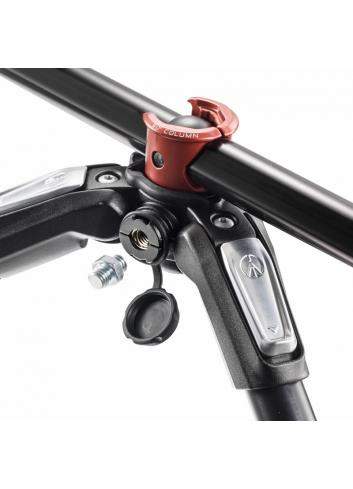 Manfrotto MT190CXPRO4 | Karbonowy statyw foto-wideo 190XPRO Carbon z kolumną Rapid, udźwig do 15 kg, wysokość do 160 cm Manfrott