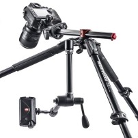 Manfrotto MT190CXPRO4 | Karbonowy statyw foto-wideo 190XPRO Carbon z kolumną Rapid, udźwig do 15 kg, wysokość do 160 cm Manfrott