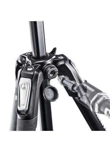 Manfrotto MT190X3 | Aluminiowy statyw foto-wideo 190X3 z kolumną Rapid, udźwig do 15 kg, wysokość do 160 cm Manfrotto - 4