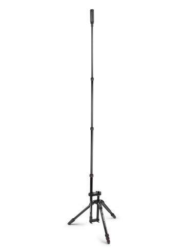 Manfrotto MTALUVR | Aluminiowy statyw do wideo VR 360 z gniazdem na przedłużkę MBOOM, udźwig do 7 kg, wysokość do 151 cm Manfrot