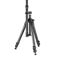 Manfrotto MTCFVR | Karbonowy statyw do wideo VR 360 z gniazdem na przedłużkę MBOOM, udźwig do 18 kg, wysokość do 160 cm Manfrott
