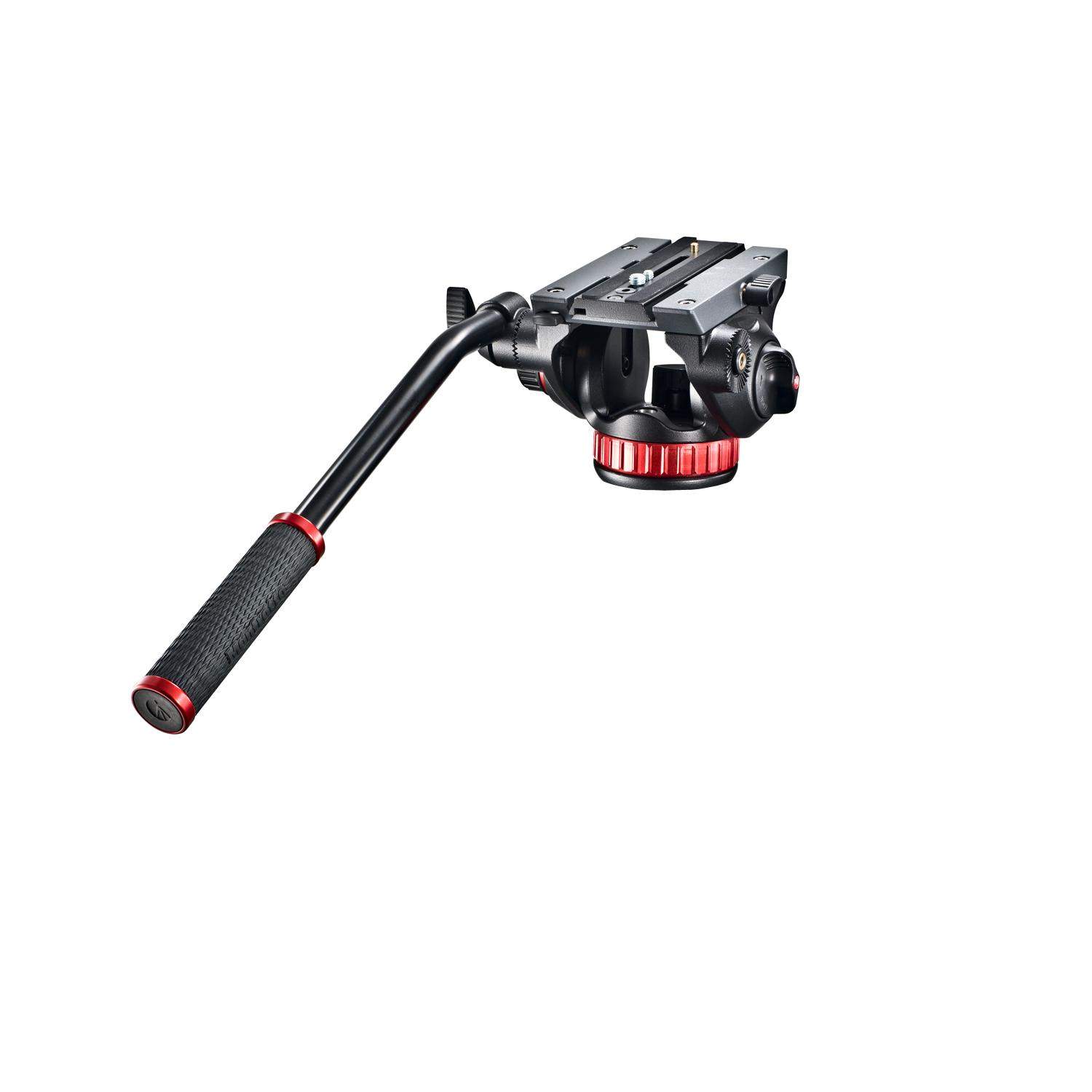 Manfrotto MVH502AH (502AH) | Głowica wideo, przeciwwaga 4kg, udźwig do 10 kg Manfrotto - 1