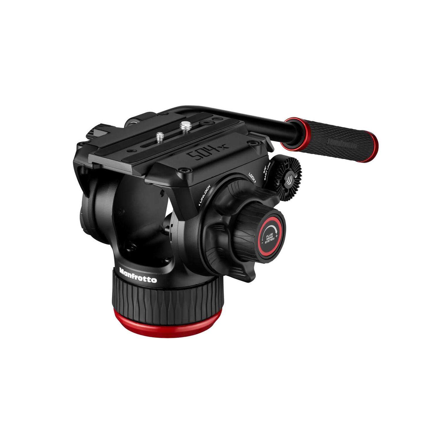Manfrotto MVH504XAH (504X) | Profesjonalna głowica wideo, przeciwwaga w krokach 2.2, 4.4, 6.5 kg, udźwig do 12 kg Manfrotto - 1