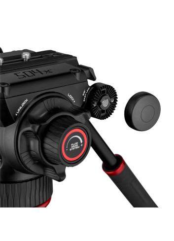 Manfrotto MVH504XAH (504X) | Profesjonalna głowica wideo, przeciwwaga w krokach 2.2, 4.4, 6.5 kg, udźwig do 12 kg Manfrotto - 11