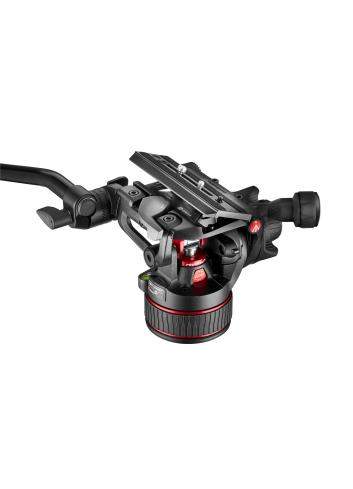 Manfrotto MVH608AH (Nitrotech 608) | Profesjonalna głowica wideo, płynna przeciwwaga od 0 do 8 kg, udźwig do 14 kg Manfrotto - 4
