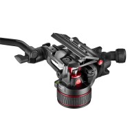 Manfrotto MVH608AH (Nitrotech 608) | Profesjonalna głowica wideo, płynna przeciwwaga od 0 do 8 kg, udźwig do 14 kg Manfrotto - 4