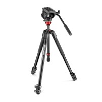 Manfrotto MVK500190XV | Aluminiowy statyw wideo 190XV z głowicą MVH500AH, udźwig do 8 kg, wysokość do 173 cm Manfrotto - 1