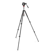 Manfrotto MVK500190XV | Aluminiowy statyw wideo 190XV z głowicą MVH500AH, udźwig do 8 kg, wysokość do 173 cm Manfrotto - 2