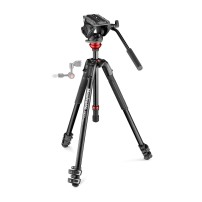 Manfrotto MVK500190XV | Aluminiowy statyw wideo 190XV z głowicą MVH500AH, udźwig do 8 kg, wysokość do 173 cm Manfrotto - 3