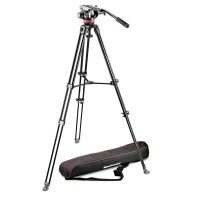 Manfrotto MVK502AM-1 | Aluminiowy statyw wideo MVT502AM z głowicą MVH502AH, udźwig do 7 kg, wysokość do 156 cm Manfrotto - 1