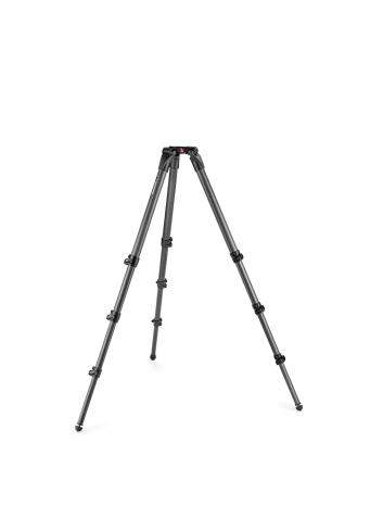 Manfrotto MVK504XCTALL | Karbonowy statyw wideo 536 Single Carbon z głowicą MVH504XAH, udźwig do 12 kg, wysokość do 218 cm Manfr