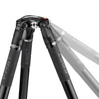 Manfrotto MVK504XSNGFC | Karbonowy statyw wideo 635 Single Fast Carbon z głowicą MVH504XAH, udźwig do 12 kg, wysokość do 171 cm 