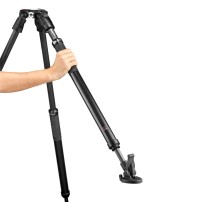 Manfrotto MVK504XSNGFC | Karbonowy statyw wideo 635 Single Fast Carbon z głowicą MVH504XAH, udźwig do 12 kg, wysokość do 171 cm 