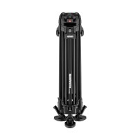 Manfrotto MVK504XTWINFA | Aluminiowy statyw wideo Twin Fast Alu z głowicą MVH504XAH, udźwig do 12 kg, wysokość 173 cm Manfrotto 