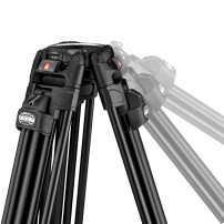 Manfrotto MVK504XTWINFA | Aluminiowy statyw wideo Twin Fast Alu z głowicą MVH504XAH, udźwig do 12 kg, wysokość 173 cm Manfrotto 