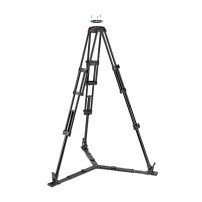 Manfrotto MVK504XTWINGA | Aluminiowy statyw wideo Twin Alu z głowicą MVH504XAH, udźwig do 12 kg, wysokość do 175 cm Manfrotto - 