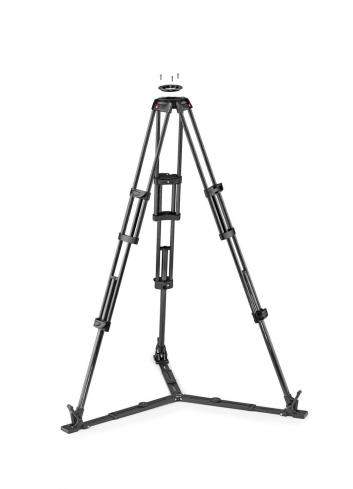Manfrotto MVK504XTWINGC | Karbonowy statyw wideo Twin Carbon z głowicą wideo MVH504XAH, udźwig do 12 kg, wysokość do 175 cm Manf