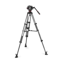 Manfrotto MVK504XTWINMC | Karbonowy statyw wideo Twin Carbon z głowicą MVH504XA, udźwig do 12 kg, wysokość do 169 cm Manfrotto -