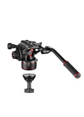 Manfrotto MVK608CTALL | Karbonowy statyw wideo 536 MPRO Carbon z głowicą MVH608AH, udźwig do 14 kg, wysokość do 218 cm Manfrotto