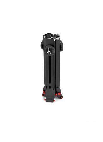 Manfrotto MVK608TWINFA | Aluminiowy statyw wideo 645 Twin Fast Alu z głowicą MVH608AH, udźwig do 14 kg, wysokość do 173 cm Manfr