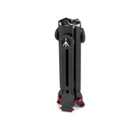 Manfrotto MVK608TWINFA | Aluminiowy statyw wideo 645 Twin Fast Alu z głowicą MVH608AH, udźwig do 14 kg, wysokość do 173 cm Manfr