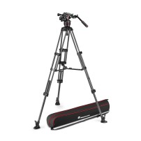 Manfrotto MVK608TWINMC | Karbonowy statyw wideo Twin Carbon z głowicą MVH608AH, udźwig do 14 kg, wysokość do 169 cm Manfrotto - 