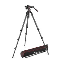 Manfrotto MVK612CTALL | Karbonowy statyw wideo 536 Single Carbon z głowicą MVH612AH, udźwig 18 kg, wysokość do 218 cm Manfrotto 