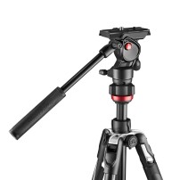 Manfrotto MVKBFRL-LIVE | Aluminiowy statyw wideo BeFree Live Lever z głowicą Live Fluid, udźwig do 4 kg, wysokość do 151 cm Manf