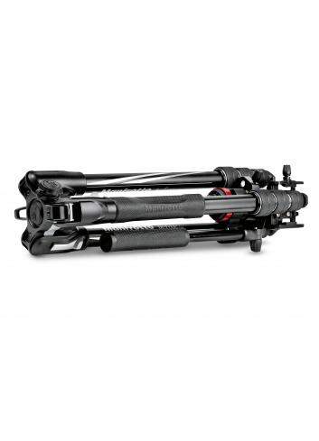 Manfrotto MVKBFRT-LIVE | Aluminiowy statyw wideo BeFree Live Twist z głowicą Live Fluid, udźwig do 4 kg, wysokość do 150 cm Manf