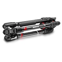 Manfrotto MVKBFRTC-LIVE | Karbonowy statyw wideo BeFree Live Twist Carbon z głowicą MVH400AH, udźwig do 4 kg, wysokość do 150 cm