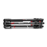 Manfrotto MVKBFRTC-LIVE | Karbonowy statyw wideo BeFree Live Twist Carbon z głowicą MVH400AH, udźwig do 4 kg, wysokość do 150 cm