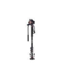 Manfrotto MVMXPRO500 | Aluminiowy monopod wideo XPRO z głowicą, udźwig do 8 kg, wysokość do 203 cm Manfrotto - 3