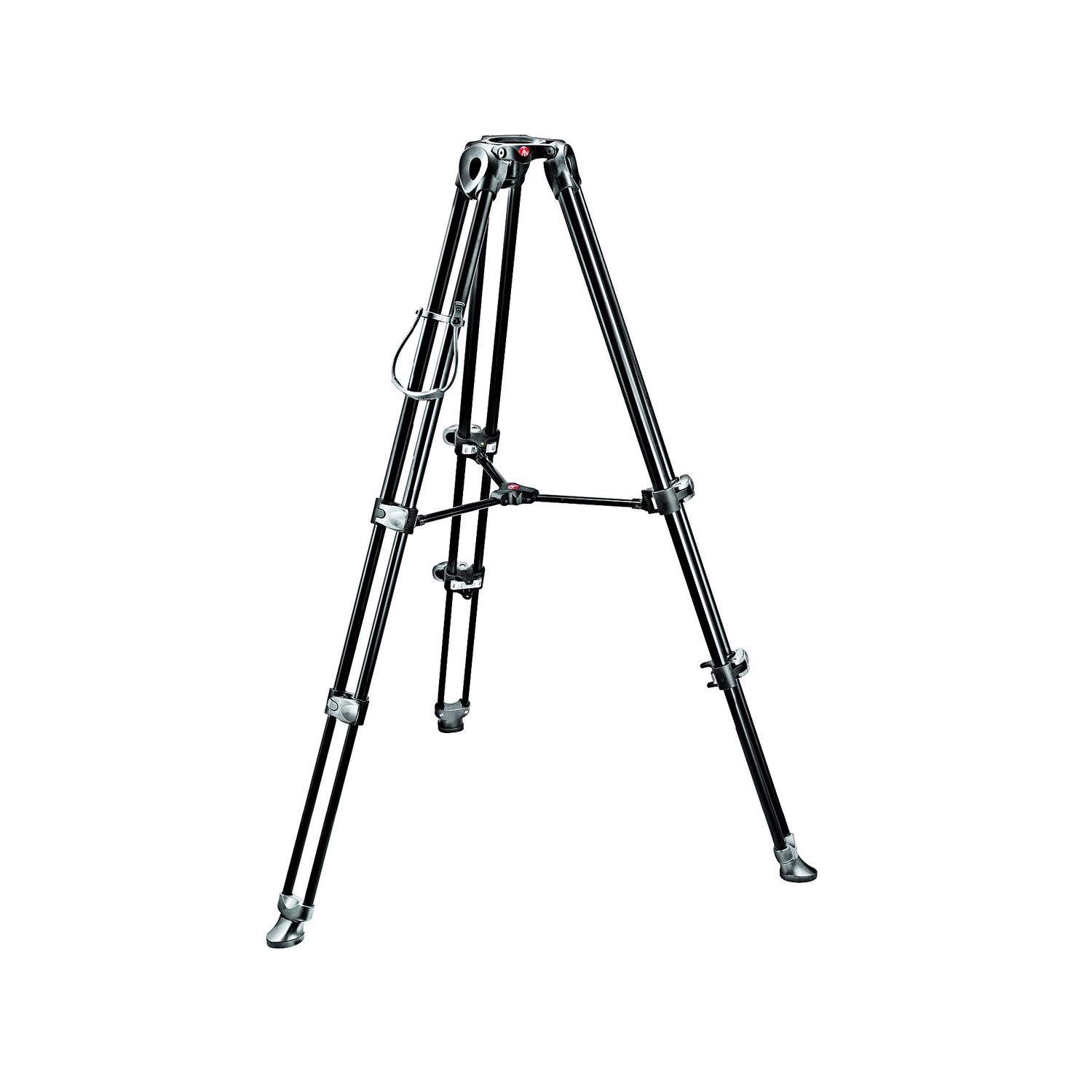 Manfrotto MVT502AM | Aluminiowy statyw wideo Twin Telecopic, udźwig do 15 kg, wysokość do 143 cm Manfrotto - 1