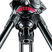 Manfrotto MVT502AM | Aluminiowy statyw wideo Twin Telecopic, udźwig do 15 kg, wysokość do 143 cm Manfrotto - 6