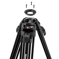 Manfrotto MVTTWINFA | Aluminiowy statyw wideo Twin Fast Alu, udźwig do 25 kg, wysokość do 157 cm Manfrotto - 3