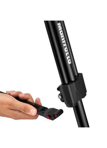 Manfrotto MVTTWINFA | Aluminiowy statyw wideo Twin Fast Alu, udźwig do 25 kg, wysokość do 157 cm Manfrotto - 6