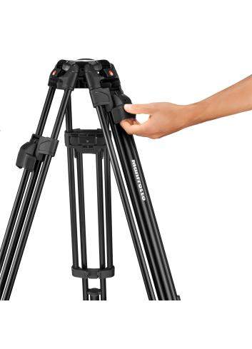 Manfrotto MVTTWINFA | Aluminiowy statyw wideo Twin Fast Alu, udźwig do 25 kg, wysokość do 157 cm Manfrotto - 5