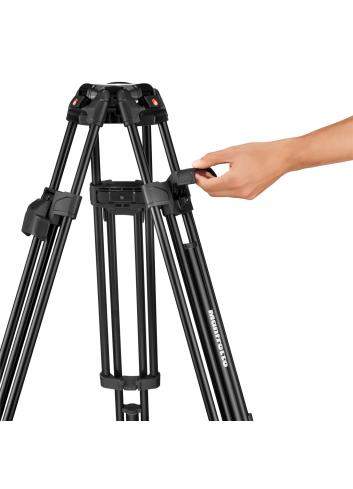 Manfrotto MVTTWINFA | Aluminiowy statyw wideo Twin Fast Alu, udźwig do 25 kg, wysokość do 157 cm Manfrotto - 7