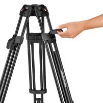 Manfrotto MVTTWINFA | Aluminiowy statyw wideo Twin Fast Alu, udźwig do 25 kg, wysokość do 157 cm Manfrotto - 7