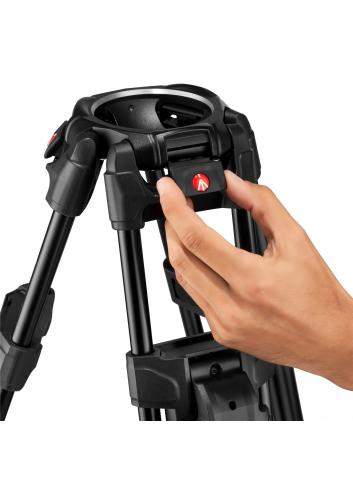 Manfrotto MVTTWINFA | Aluminiowy statyw wideo Twin Fast Alu, udźwig do 25 kg, wysokość do 157 cm Manfrotto - 16