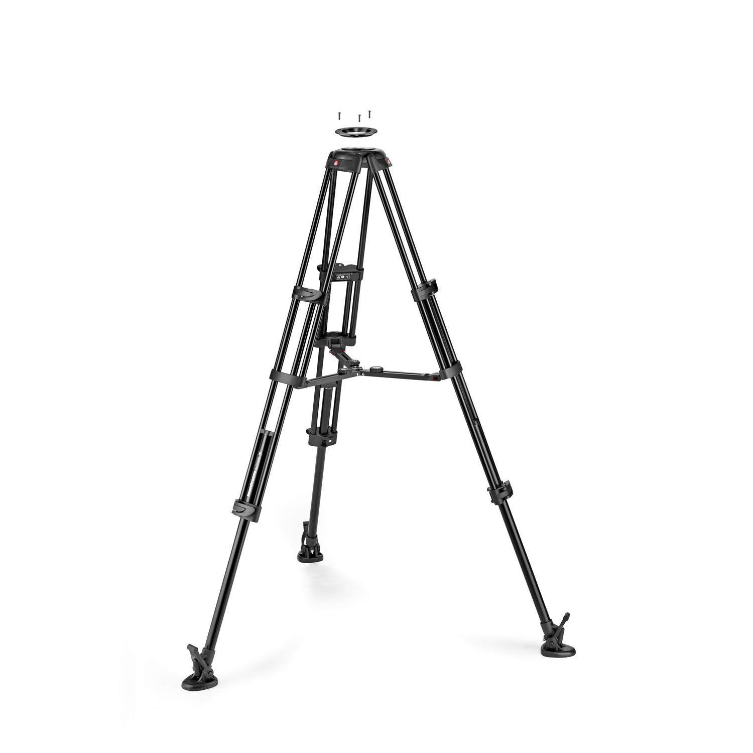 Manfrotto MVTTWINMA | Aluminiowy statyw wideo Twin Alu, udźwig do 25 kg, wysokość do 153 cm Manfrotto - 1
