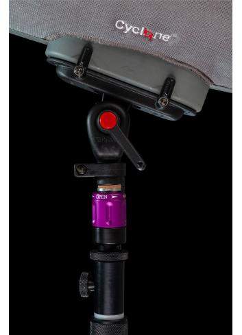 Rycote RYC089102 Cyclone Windshield Kit, Medium | Osłona przeciwwietrzna do mikrofonu z uchwytem, XLR Rycote - 19
