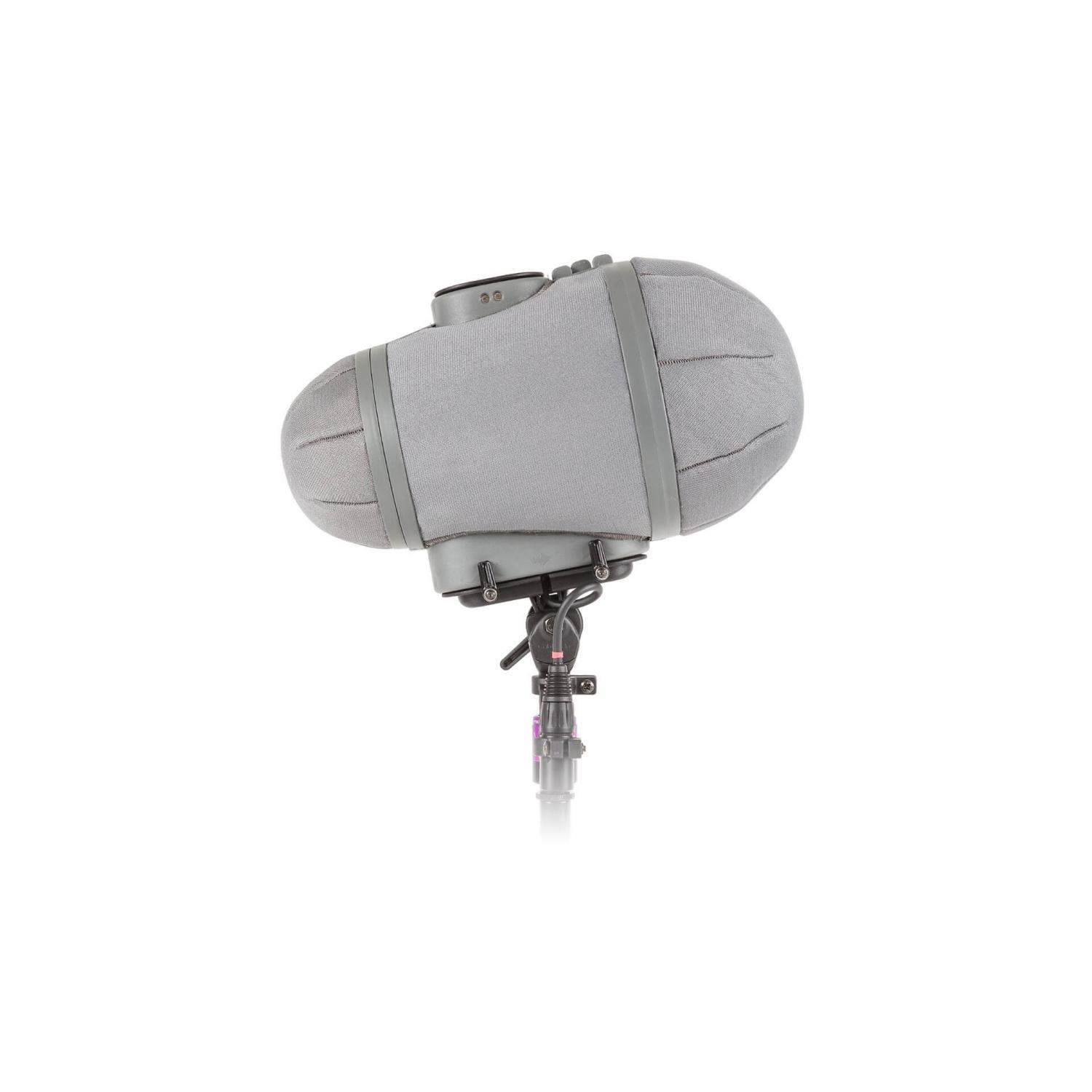 Rycote RYC089126 Stereo Cyclone XY Kit 1 | Osłona przeciwwietrzna do mikrofonów z podwójnym uchwytem Rycote - 1