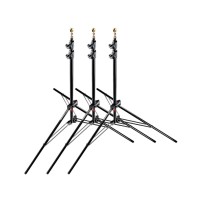 Manfrotto 1052BAC-3 | Zestaw trzech aluminiowych statywów oświetleniowych, max. wys. 2.37 m, udźwig do 5 kg Manfrotto - 1