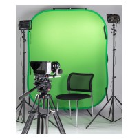 Lastolite LL LC5687 | Tło tkaninowe, składane, dwustronne, Plain, Chromakey Green / Blue, zielone / niebieskie, 1.5 x 1.8 m Last