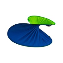 Lastolite LL LC5687 | Tło tkaninowe, składane, dwustronne, Plain, Chromakey Green / Blue, zielone / niebieskie, 1.5 x 1.8 m Last