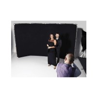 Lastolite LL LB7621 | Panoramiczne tło tkaninowe z ramą, Panoramic Black, czarne, 4 x 2.3 m Lastolite - 3