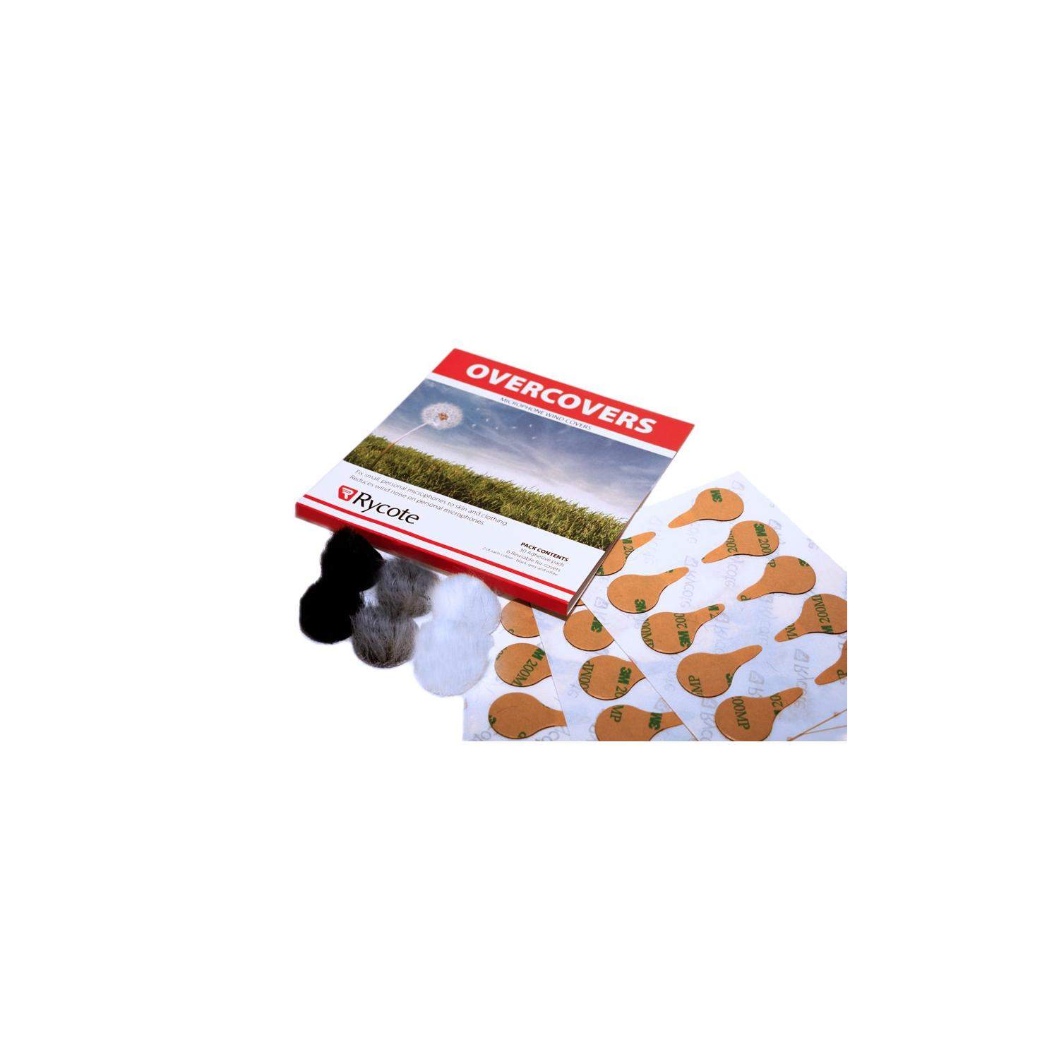 Rycote RYC065508 Overcovers, Mix Colours 25 packs | Naklejki z osłoną przeciwwietrzną do mikrofonów lavalier Rycote - 1