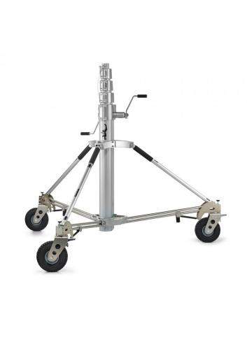 Avenger B7057FF (Long John Silver) | Stalowy statyw oświetleniowy z kółkami i hamulcami, wysokość 578 cm, udźwig 120 kg Avenger 