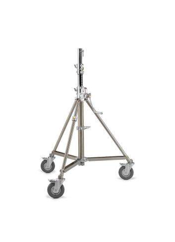 Avenger B6029X (Super Wind Up 29 Low Base) | Stalowy statyw oświetleniowy z kółkami i hamulcami, wysokość 290 cm, udźwig 80 kg A